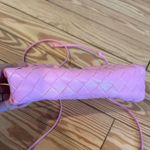 Bottega Veneta Intrecciato Mini Pouch in Pink - Picture 10 of 13